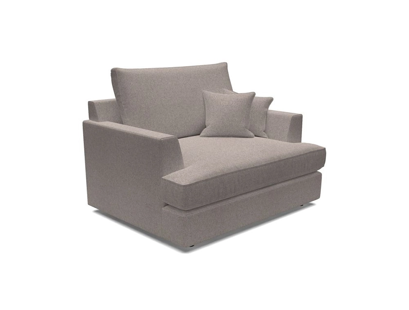 Slingsby Fitted Cover Snuggler in Two Tone Plain Biscuit_tablet